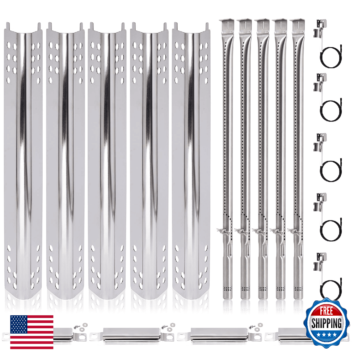 Charbroil Performance Grill Parts 5/4 Burner Replacement Kit 463243518 - Image 1