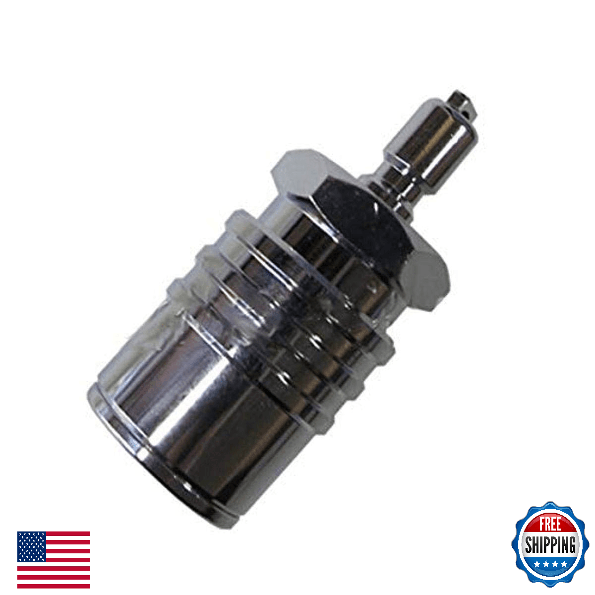 Scuba Choice BCD Adapter SS - Male BC to Scubapro AIR 2 Female - Image 1
