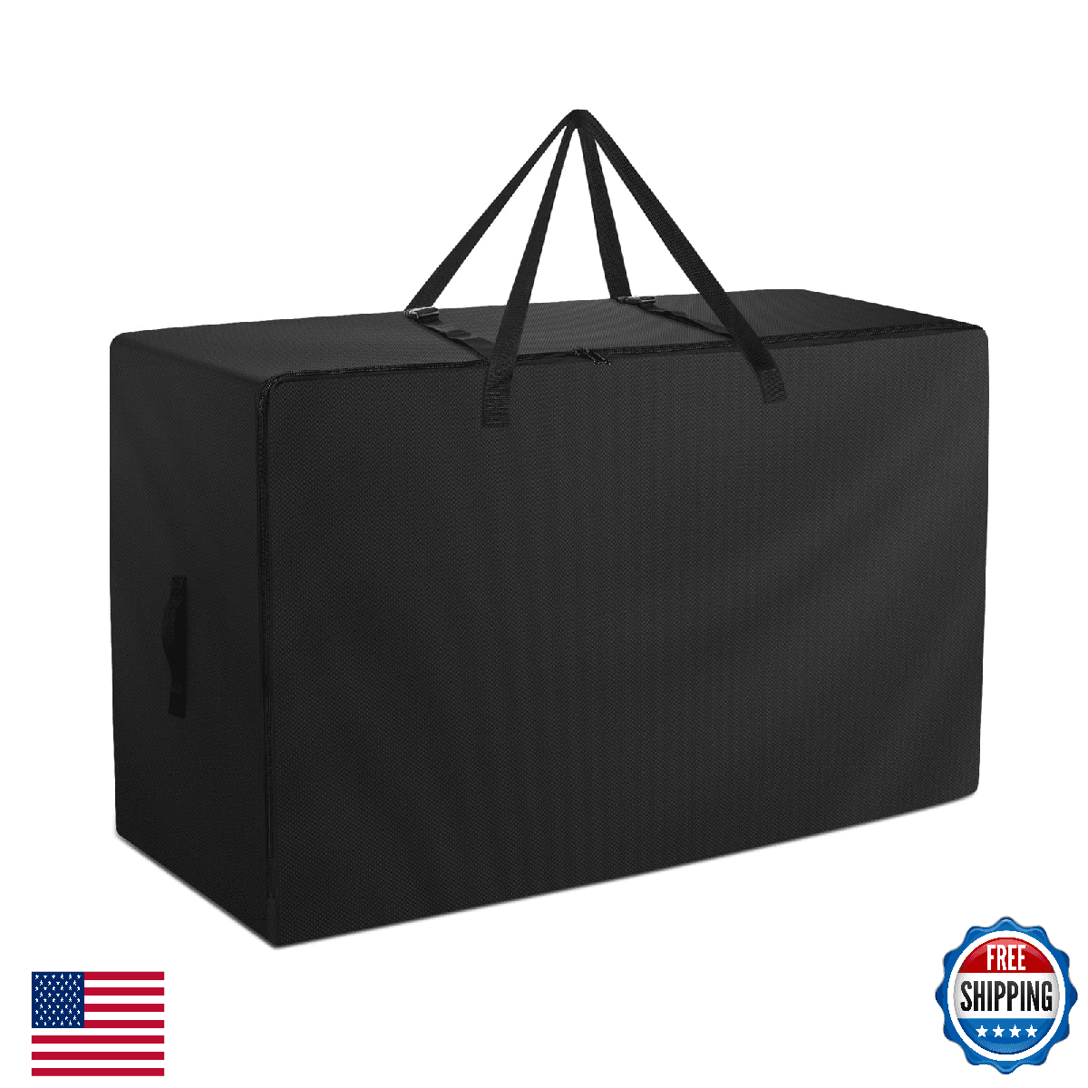 Folding Mattress Bag 600D Oxford Cloth Carry Case for Tri-Fold Guest, Full Size - Image 1