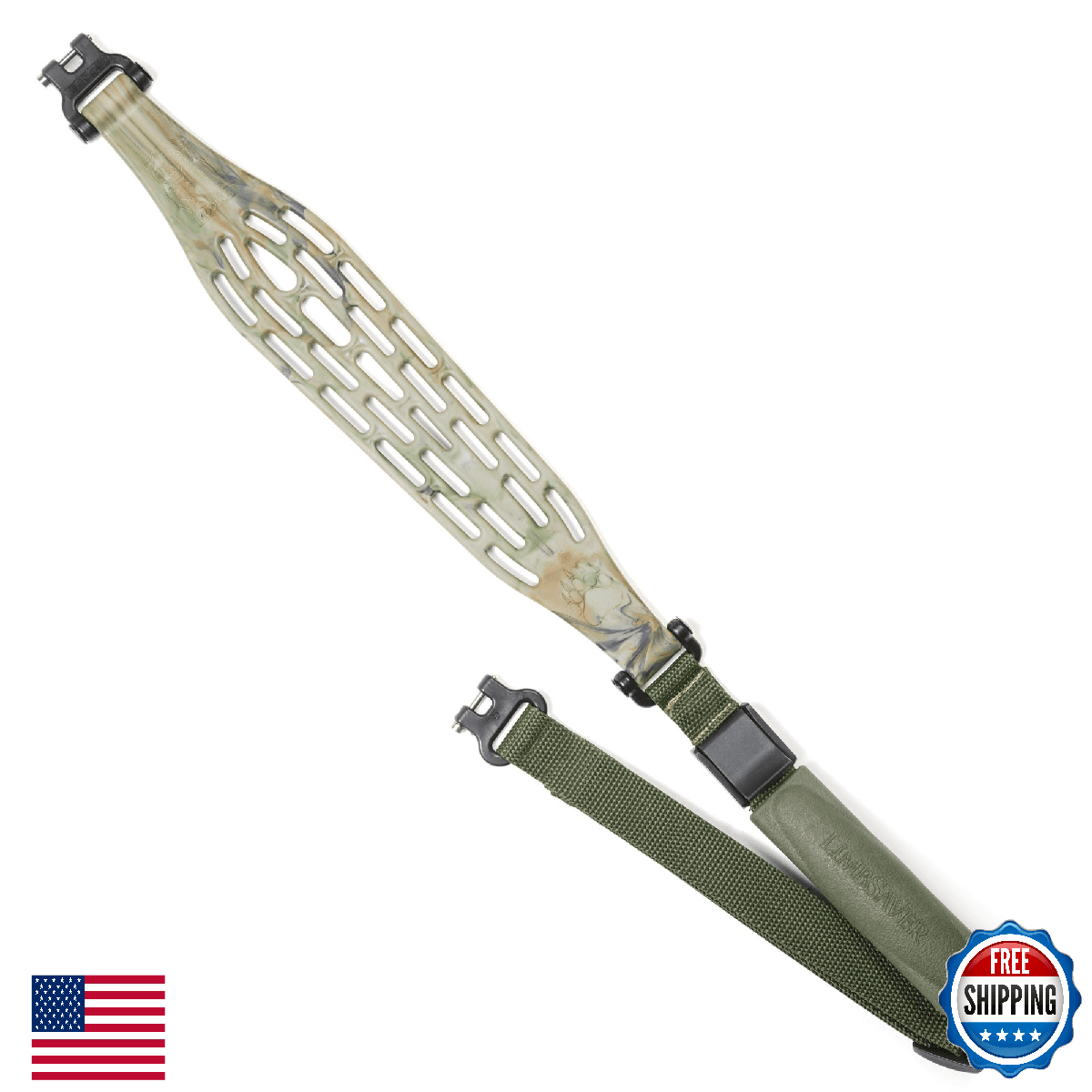 LimbSaver 3291 Kodiak Air Crossbow Sling w/ Adjustable Hand Grip Camo - Image 1
