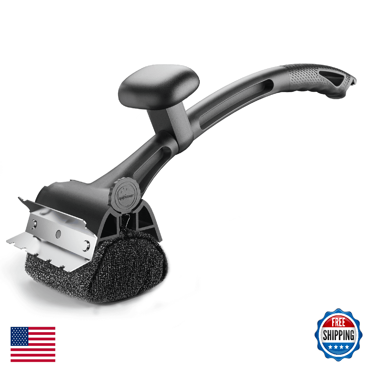 TMEDW Grill Brush for Outdoor BBQ - Replaceable Bristle Free Heading + Reinforce - Image 1