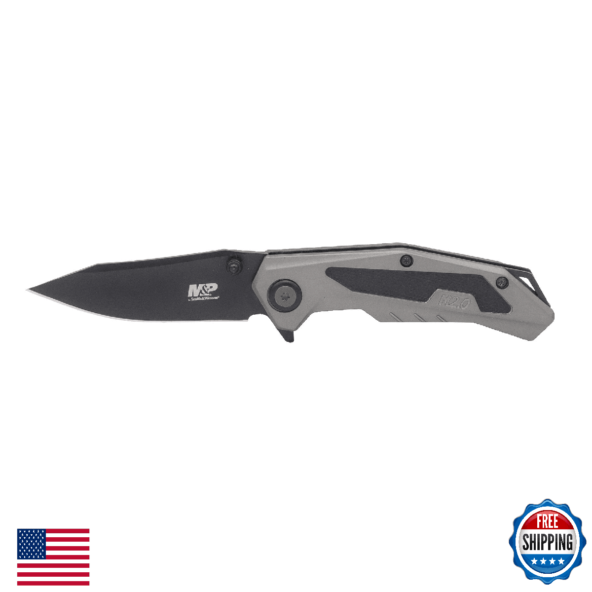 Smith & Wesson M&P M2.0 6.5in Ti-N S.S. Ultra-Glide Folding Knife 2.75in Dr - Image 1