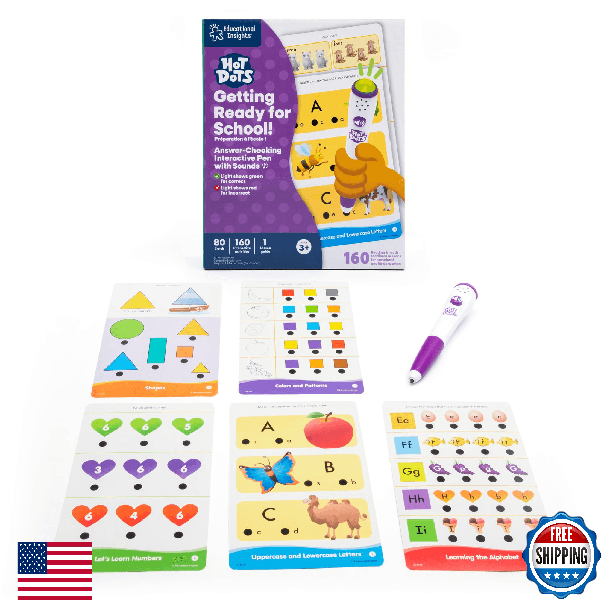 Educational Insights Hot Dots: Ready for School! Preschool Learning & Activities - Image 1
