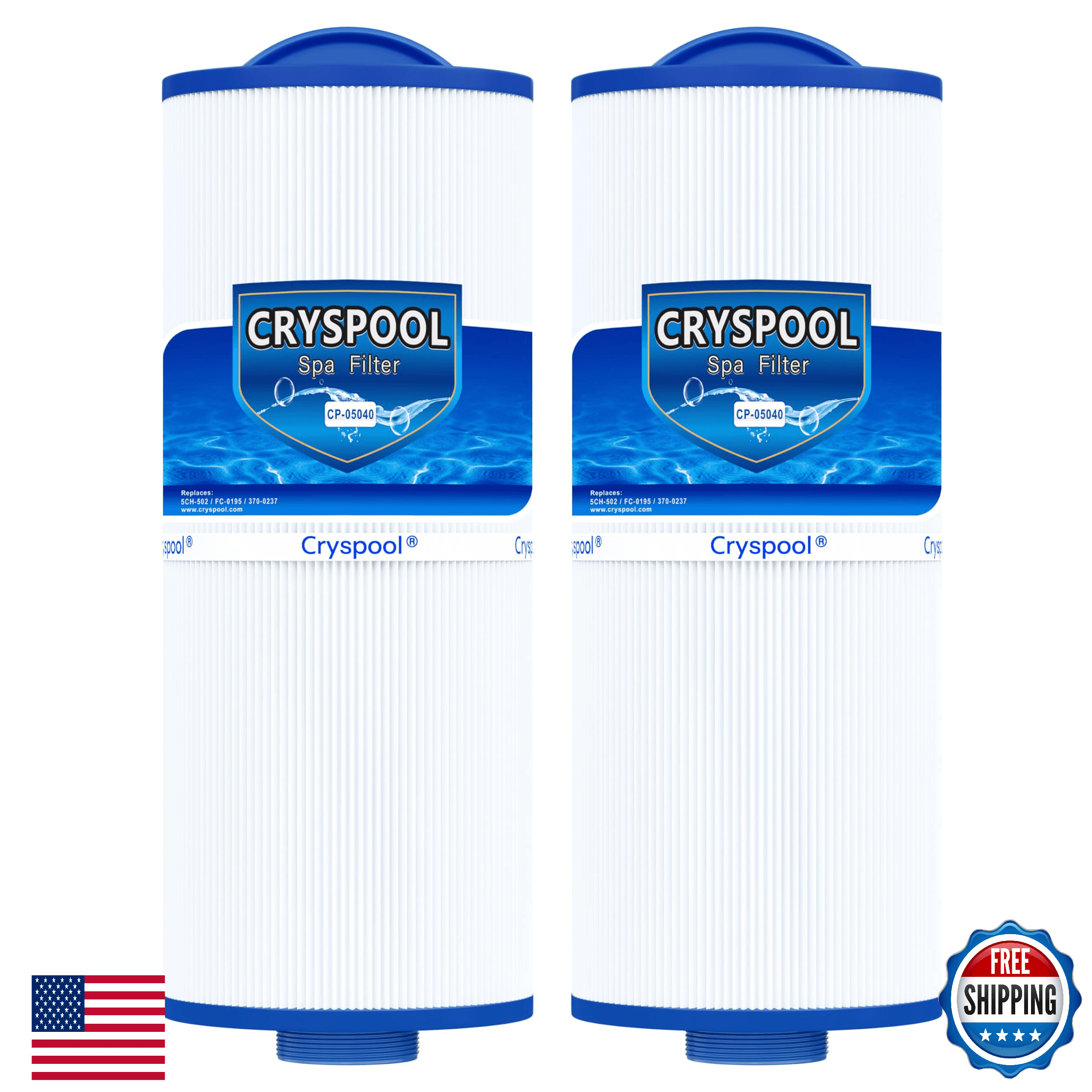 Cryspool® 05040 Filter Compatible with Marquis Spa 20041, 20091, 370-0237, 5CH-5 - Image 1