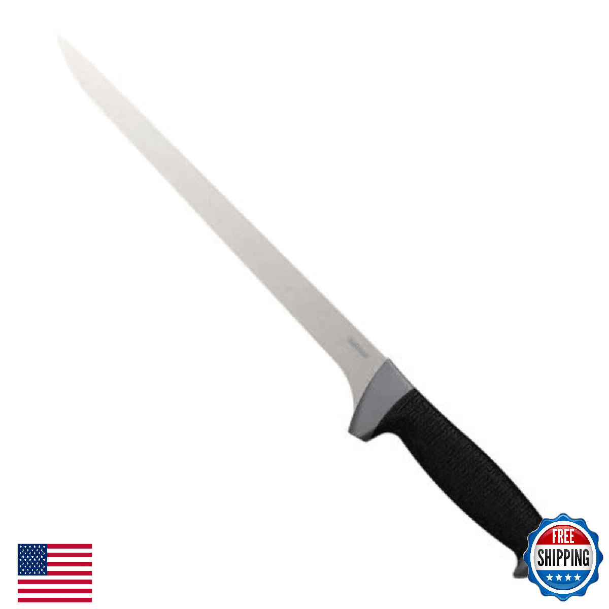 Kershaw 9.5" Narrow Fillet Knife, Fixed 420J2 SS Blade, Co-polymer Handle - Image 1