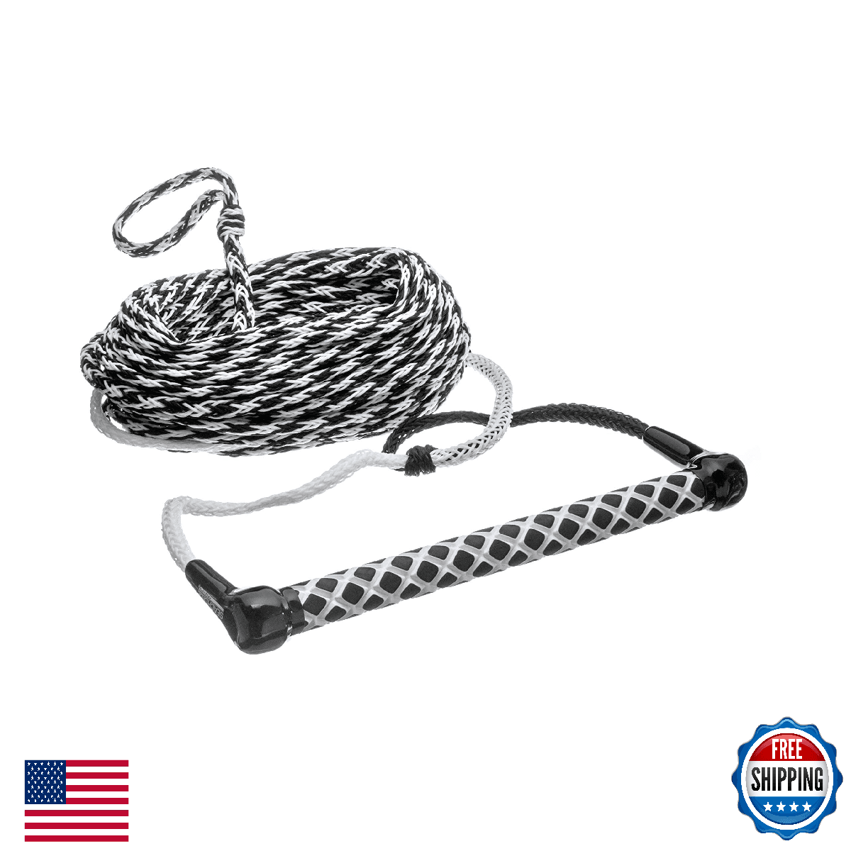 Seachoice Wakeboard Rope 75ft with 15in Handle EVA Grip Watersport Equipment - Image 1
