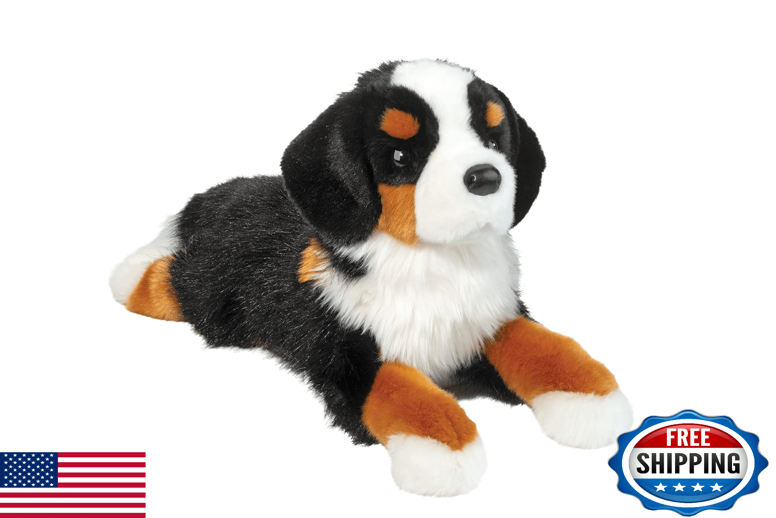 Douglas Trooper Bernese Mountain Dog Plush Stuffed Animal - Image 1