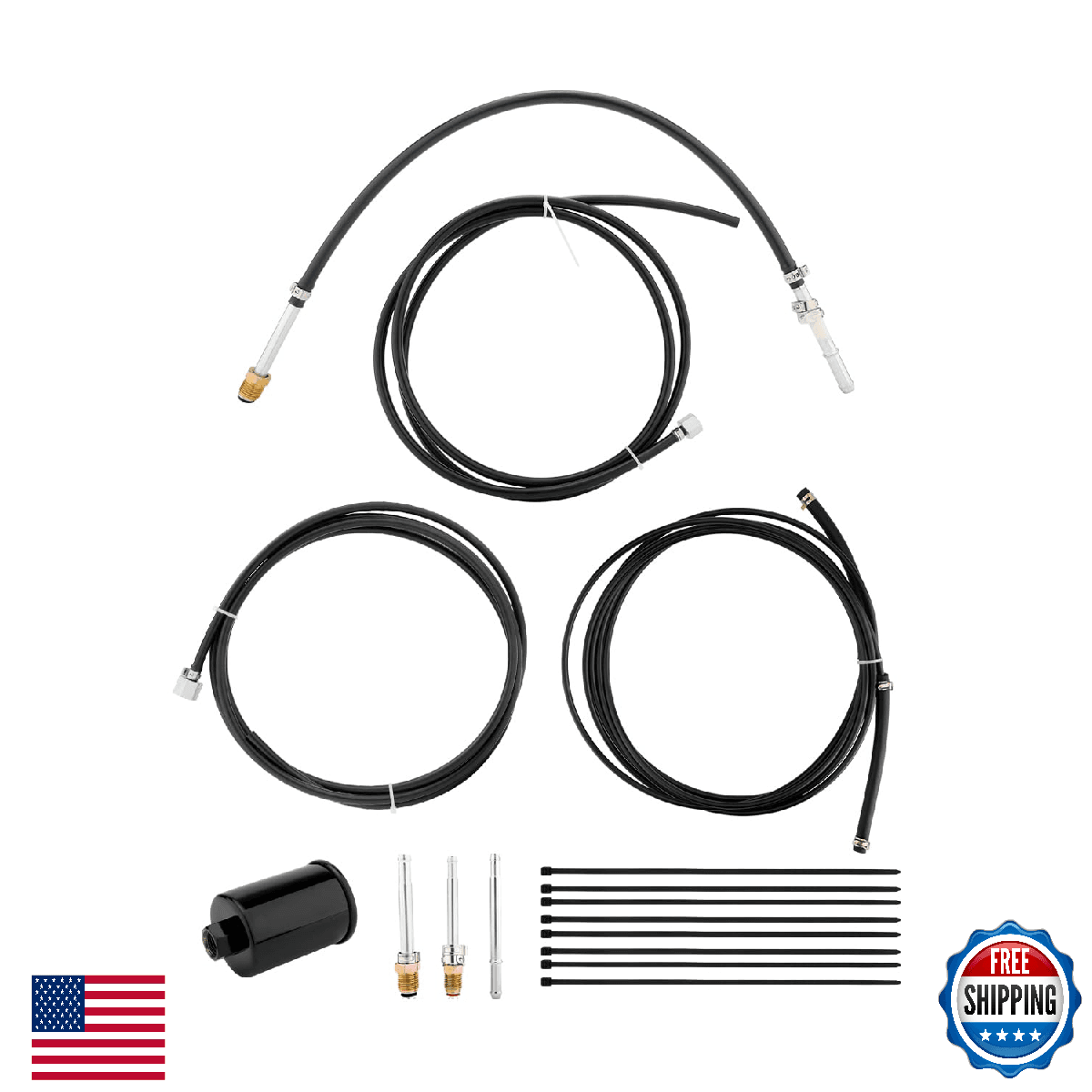 Fuel Line Kit for 88-97 GM Gas Trucks C1500 C2500 K1500 K2500 Tahoe Yukon - Image 1