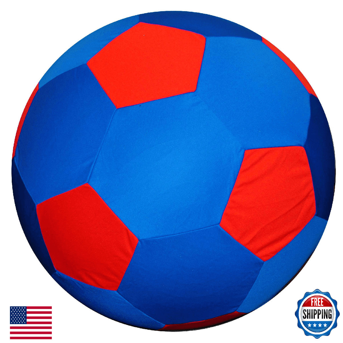 Horsemen's Pride 30" Mega Soccer Ball Cover - Blue (Cover Only) - Image 1