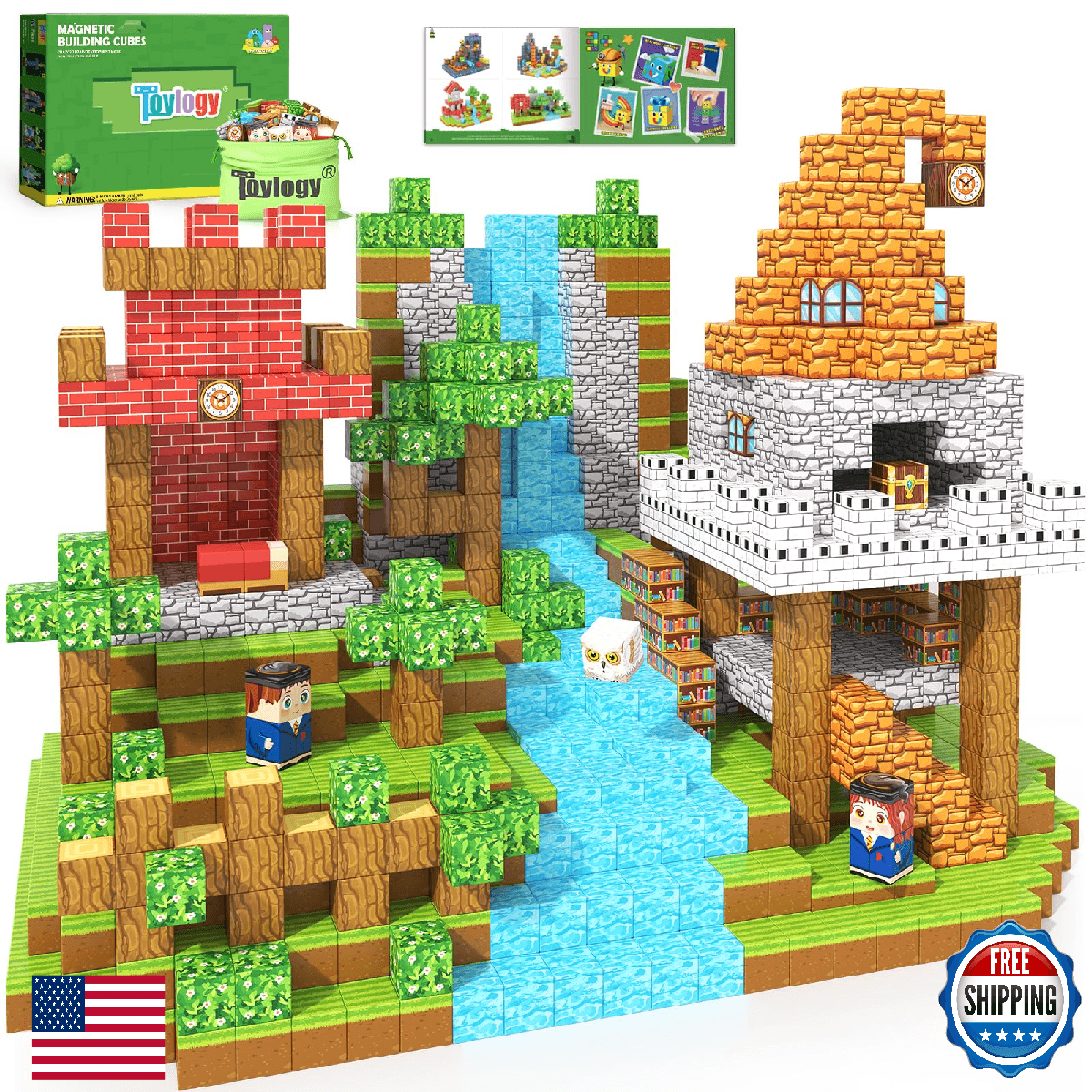 150PCS Magnetic Blocks - Magnetic Building Blocks STEM Toy, Build Mine Magnet Wo - Image 1