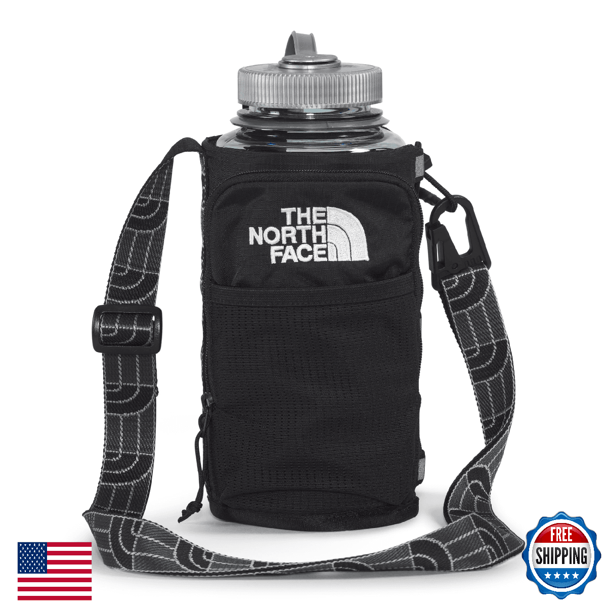 THE NORTH FACE Borealis Water Bottle Holder, TNF Black, One Size - Image 1