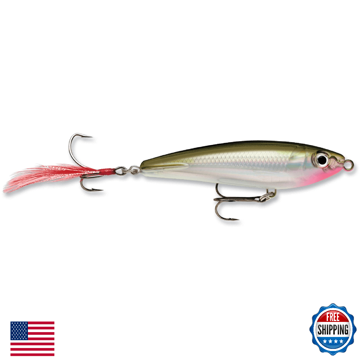 Rapala X-Rap Subwalk 15 Lure - Olive Green - Subsurface Dog Walk - Image 1