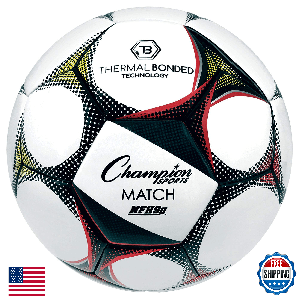 Champion Sports Thermal Bonded "No Stitch" Soccer Ball - Size 5 - Image 1