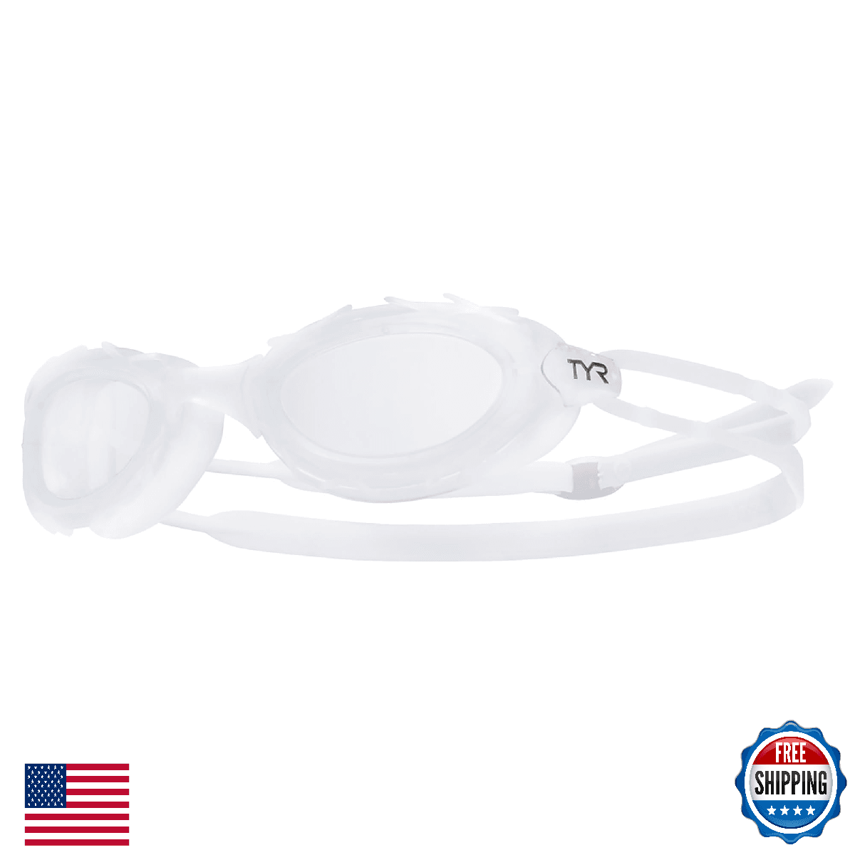 TYR Nest Pro Performance Swim Goggles - Wide Peripheral, Clear - Image 1