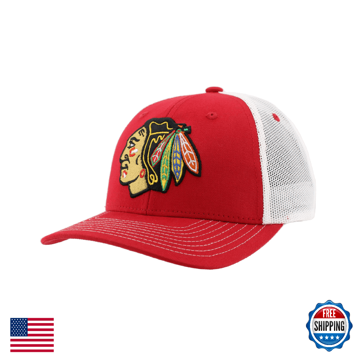 Chicago Blackhawks NHL Officially Licensed Adjustable Snapback Hat Dakota Icon T - Image 1