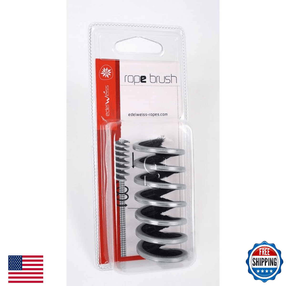 Edelweiss Rope Brush - Cleans & Adapts to All Rope Diameters - Image 1