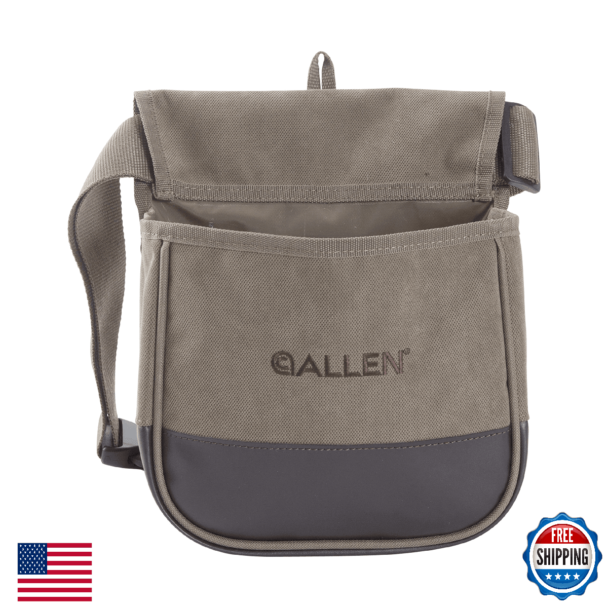 Allen Company Shotgun Shell Pouch w/ Belt - Clay, Trap, Skeet Shooting Accessory - Image 1