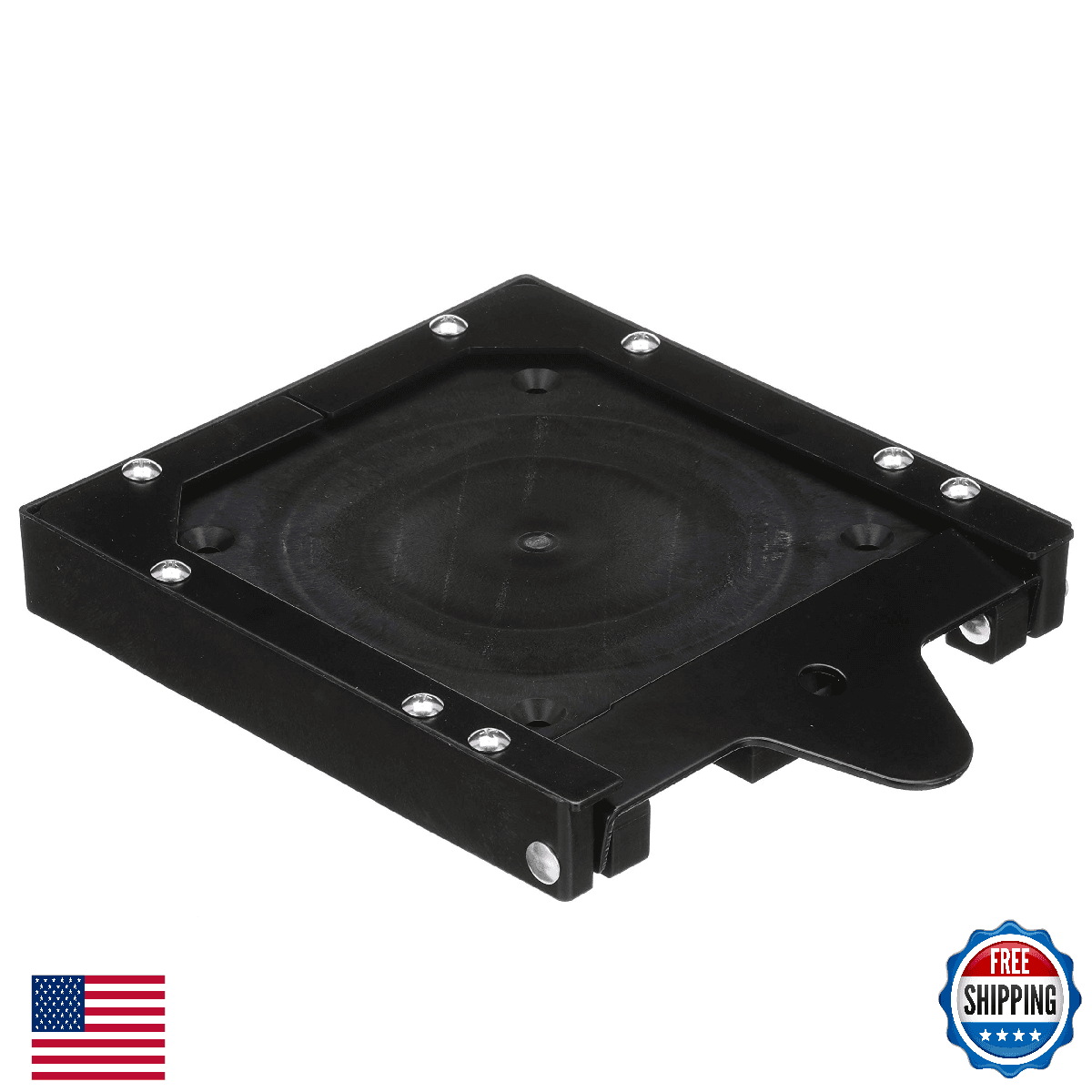 Attwood 11603D1 Quick-Disconnect Seat Mount for 7" Swivel Plate Plastic Steel - Image 1