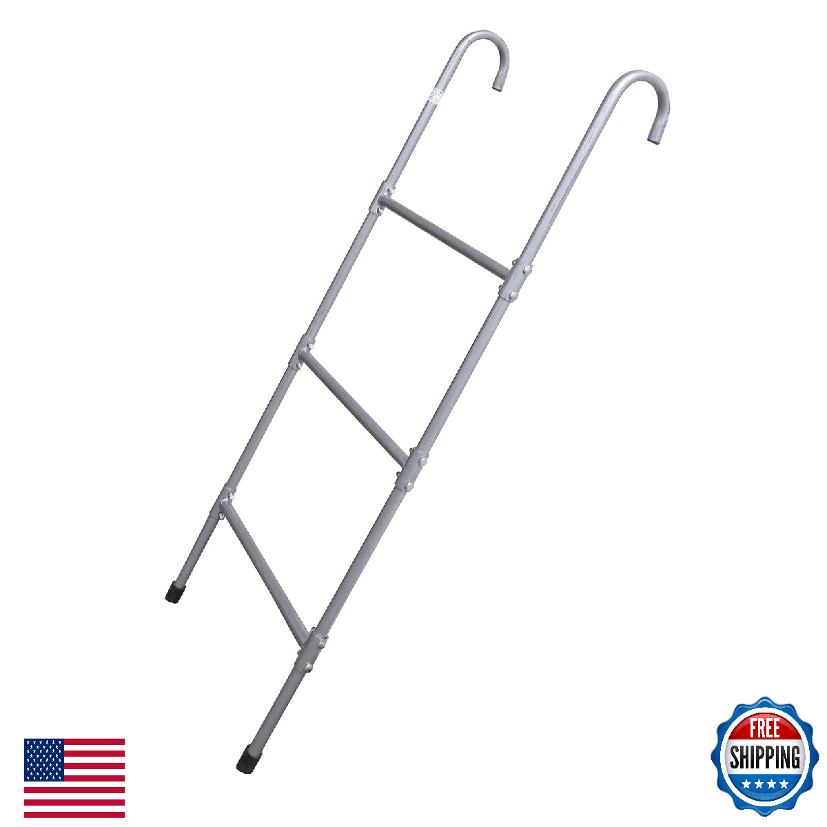 Skywalker Trampolines 3-Rung Ladder - Weather-Resistant Galvanized Steel - Image 1