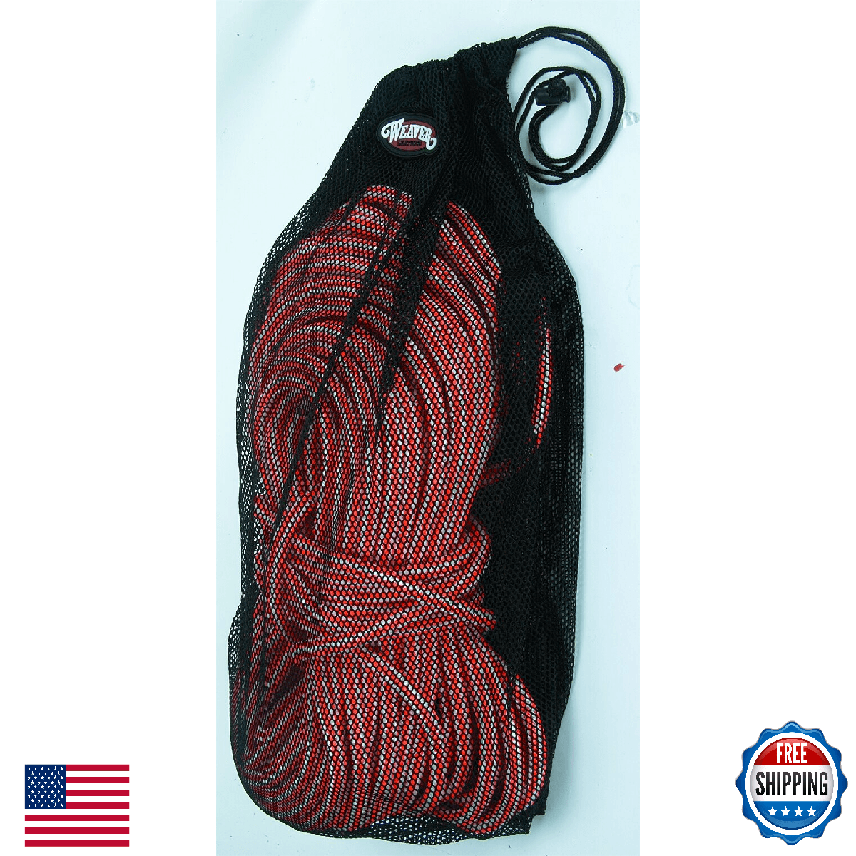 Weaver Leather Arborist Rope Washing Bag Black - 23"x27" Mesh for 200ft Rope - Image 1