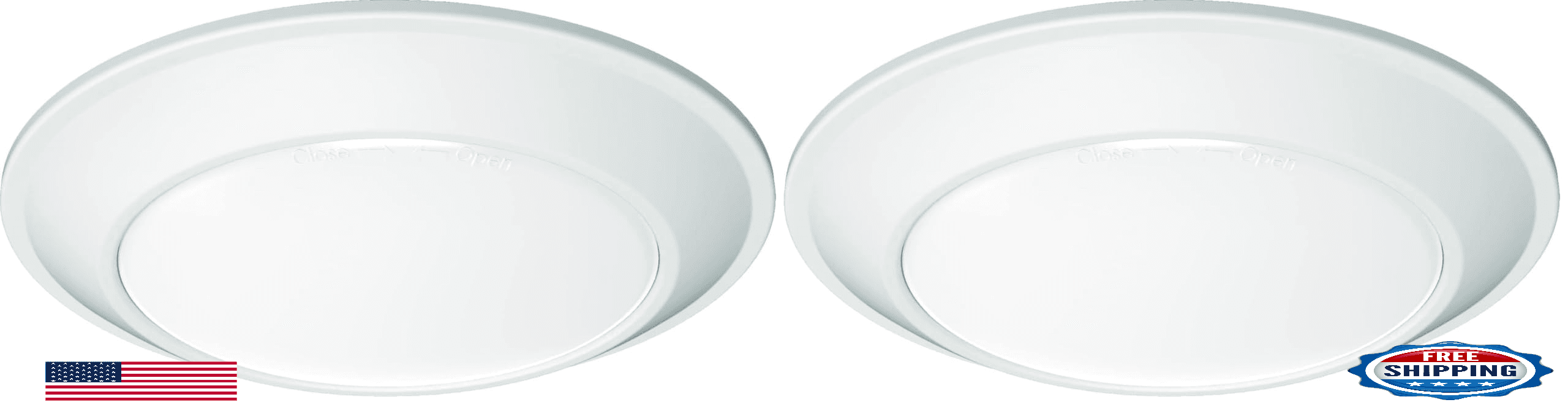 Juno JSBT 6IN 27K 90CRI WL MW M6 Slim Tapered LED Disk Light 6-inch White - Image 1
