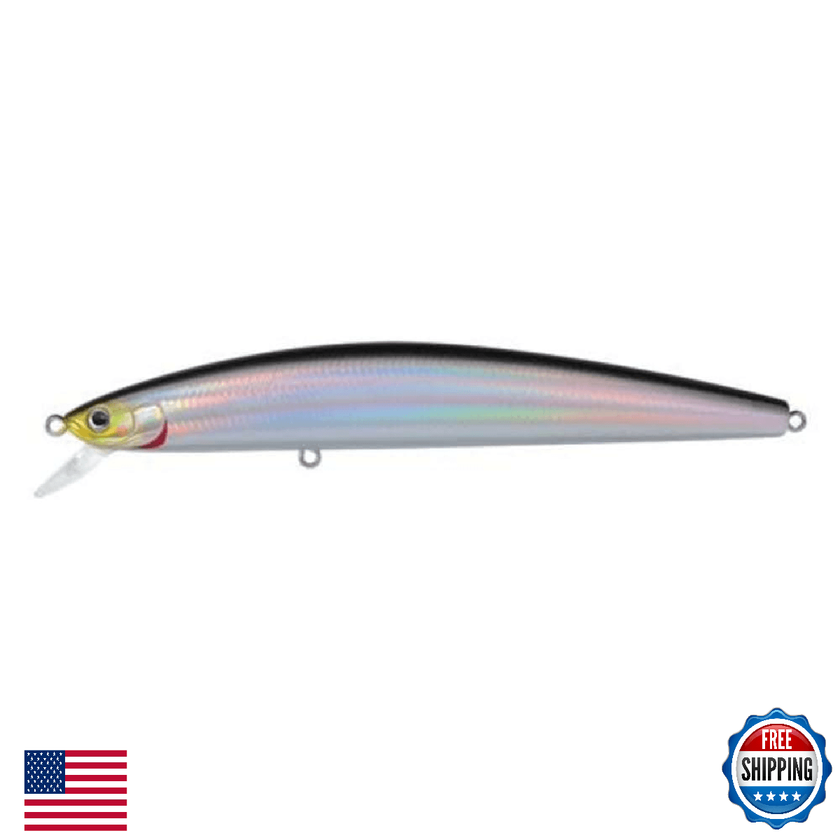 Daiwa Salt Pro Minnow Laser Shiner Lure, 6 3/4", 1-1/8 oz - Image 1