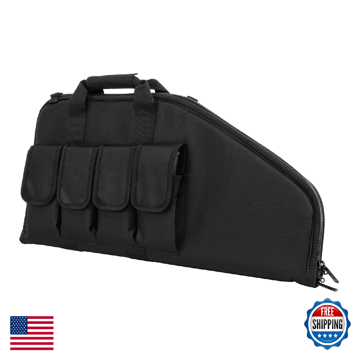 NcStar Vism Pistol Subgun Gun Case, Black, 28" x 13" - CVCP2961B-28 - Image 1