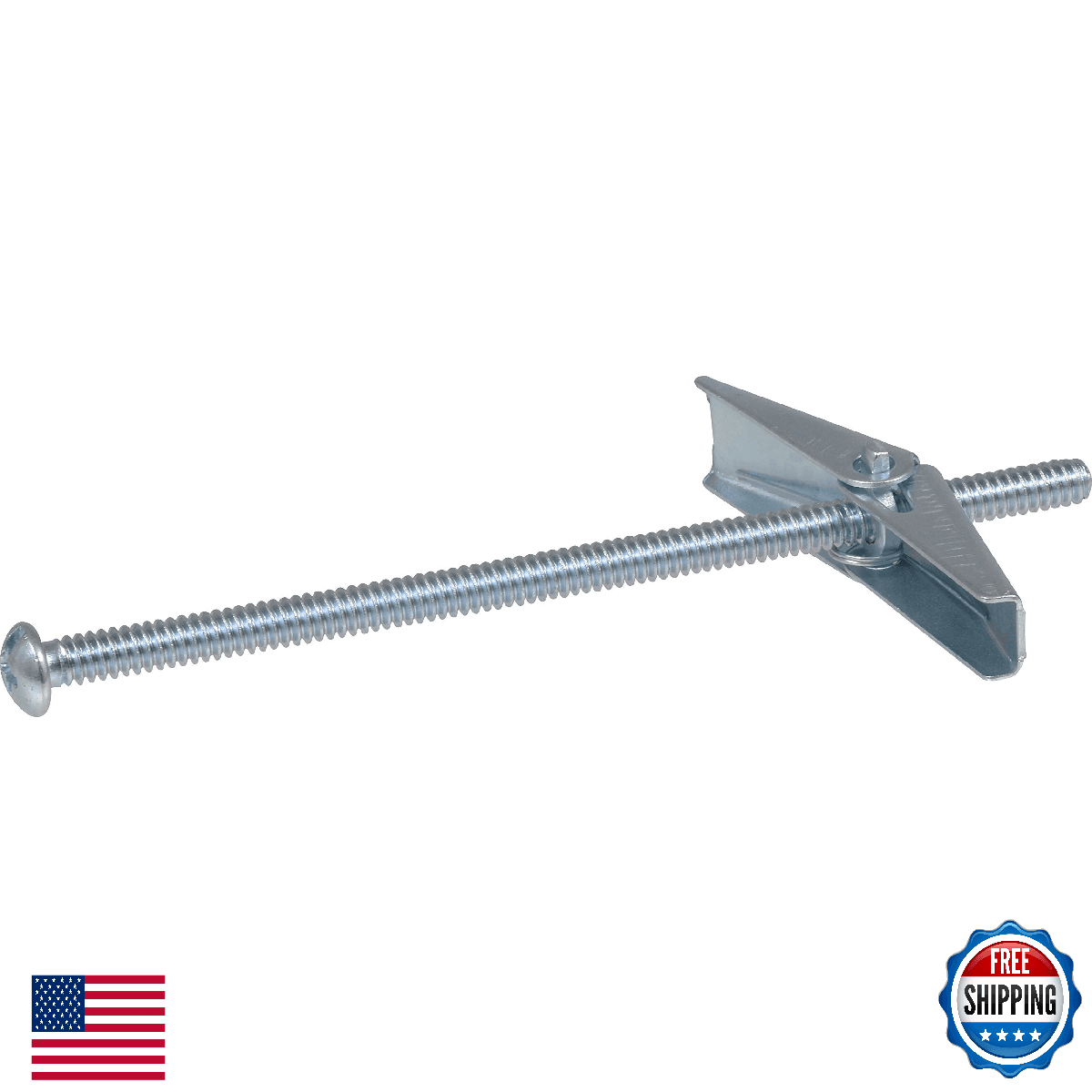 Hillman 370057 Toggle Bolt, 3/16X4-Inch, 50-Pack - Image 1