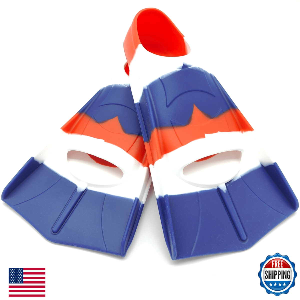 Fadgesy Swimming Training Fins,Comfortable Silicone Flippers for Swimming and Di - Image 1