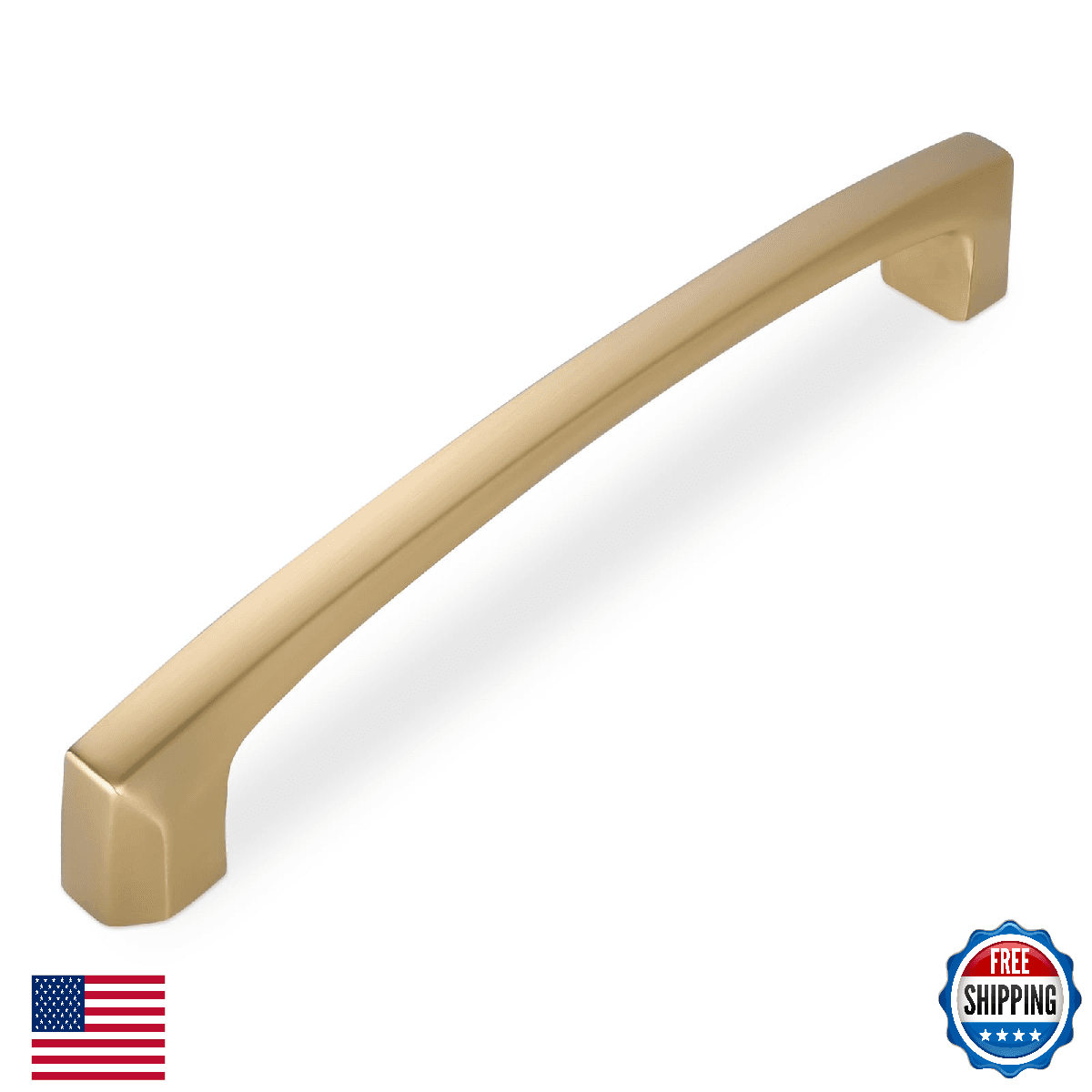 GIYURO 10 Pack Champagne Bronze Cabinet Pulls 5 Inch(128mm) Kitchen Cabinet Hand - Image 1
