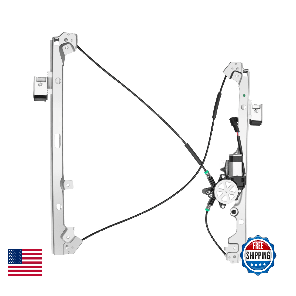 741-645 Power Window Regulator with Motor Assembly Front Passenger Side Compatib - Image 1