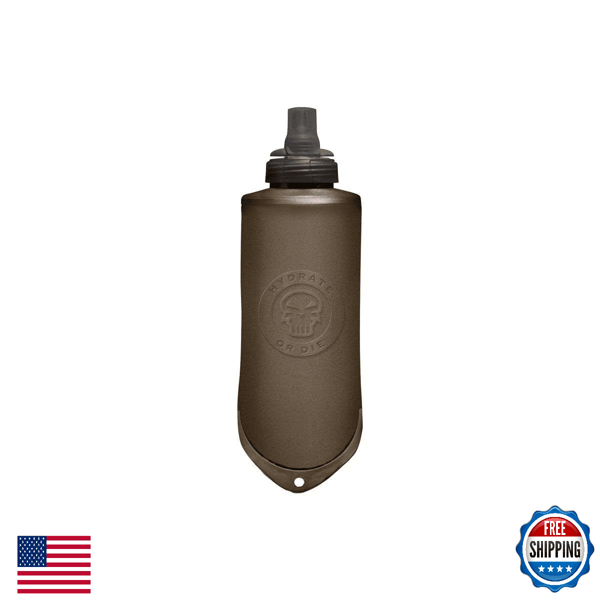 CamelBak 17oz/500ml Mil Spec Quick Stow Flask Brown - On-the-Go Hydration - Image 1