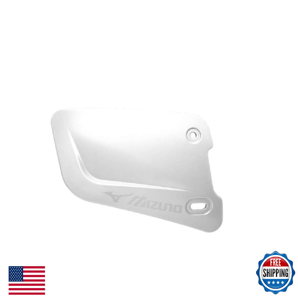Mizuno Batters Face Protector for Right Hand Batters - White - Image 1