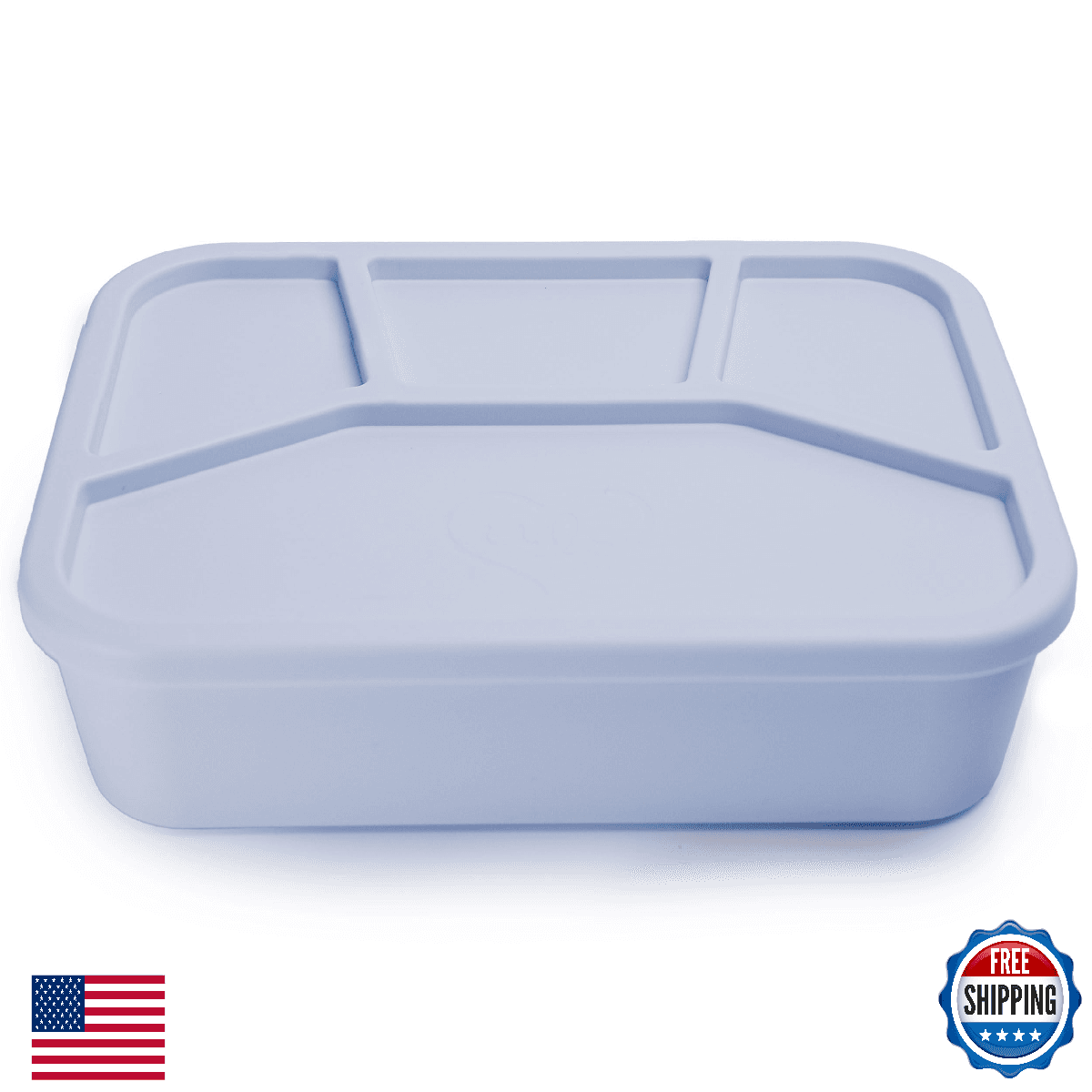 Ullabelle Leak Proof Bento Box Food-Grade Silicone - BPA, Phthalate, Lead-Free - Image 1