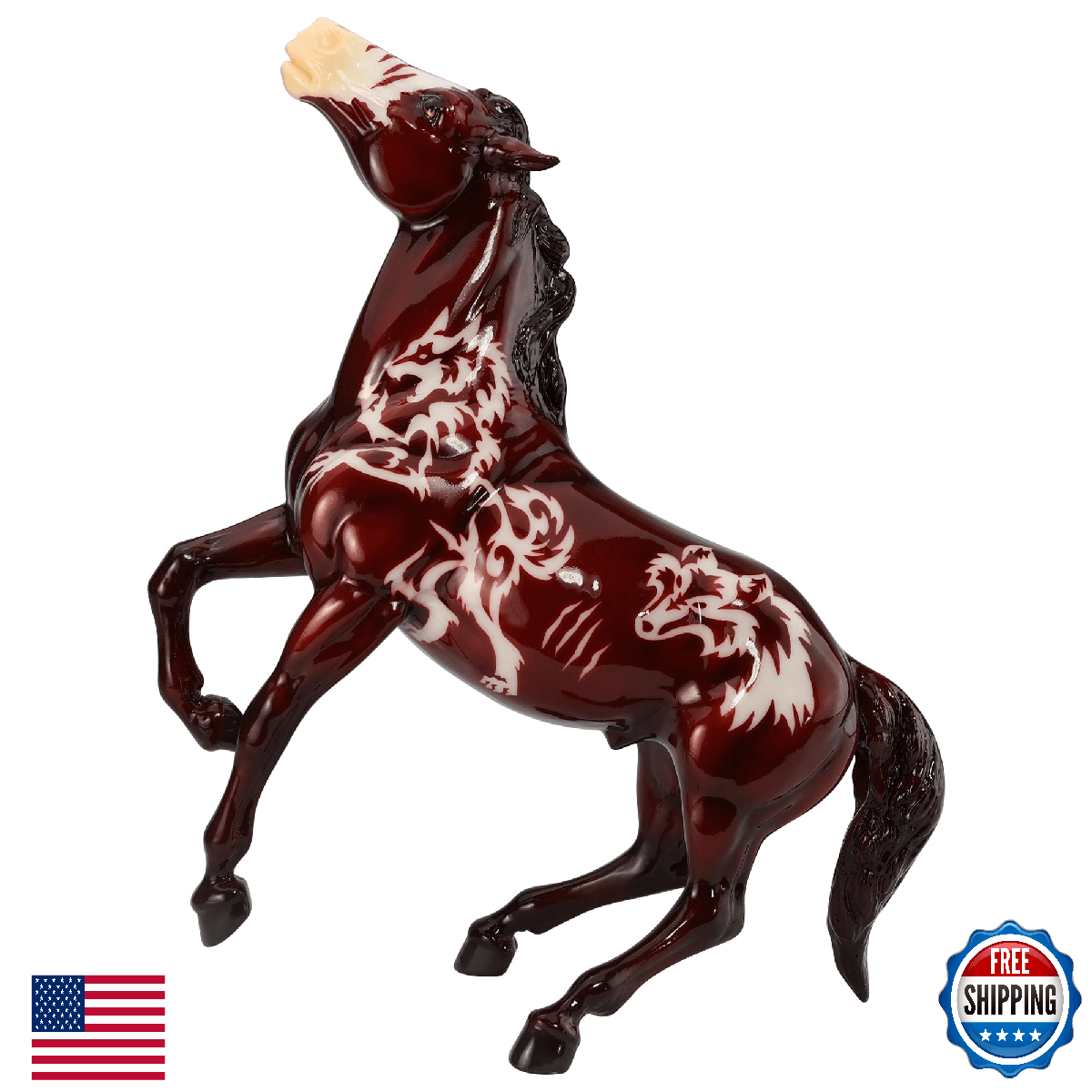 Breyer Traditional Series | Beowulf | 2024 Halloween Horse | Glow in The Dark | - Image 1