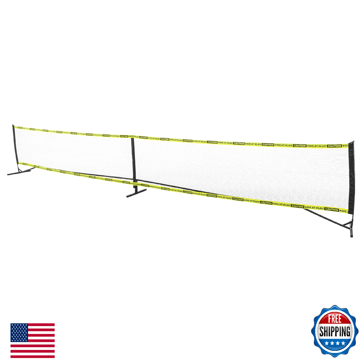 Franklin Sports Kids Driveway Barrier Net - Visual Safety Fence Outdoor Guard - Image 1