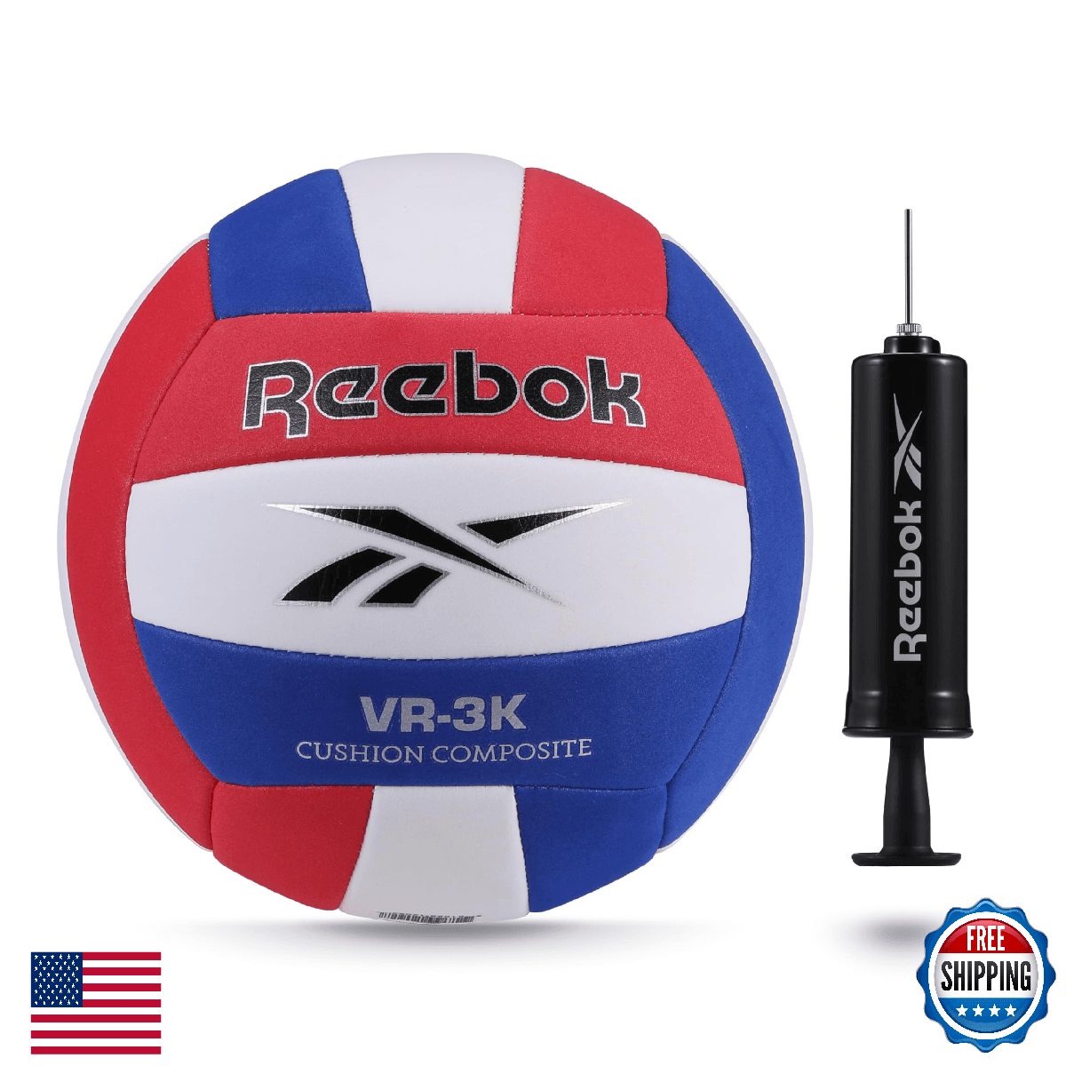 Reebok Recreational Volleyball - Official Size, Performance Composite Ball - Image 1