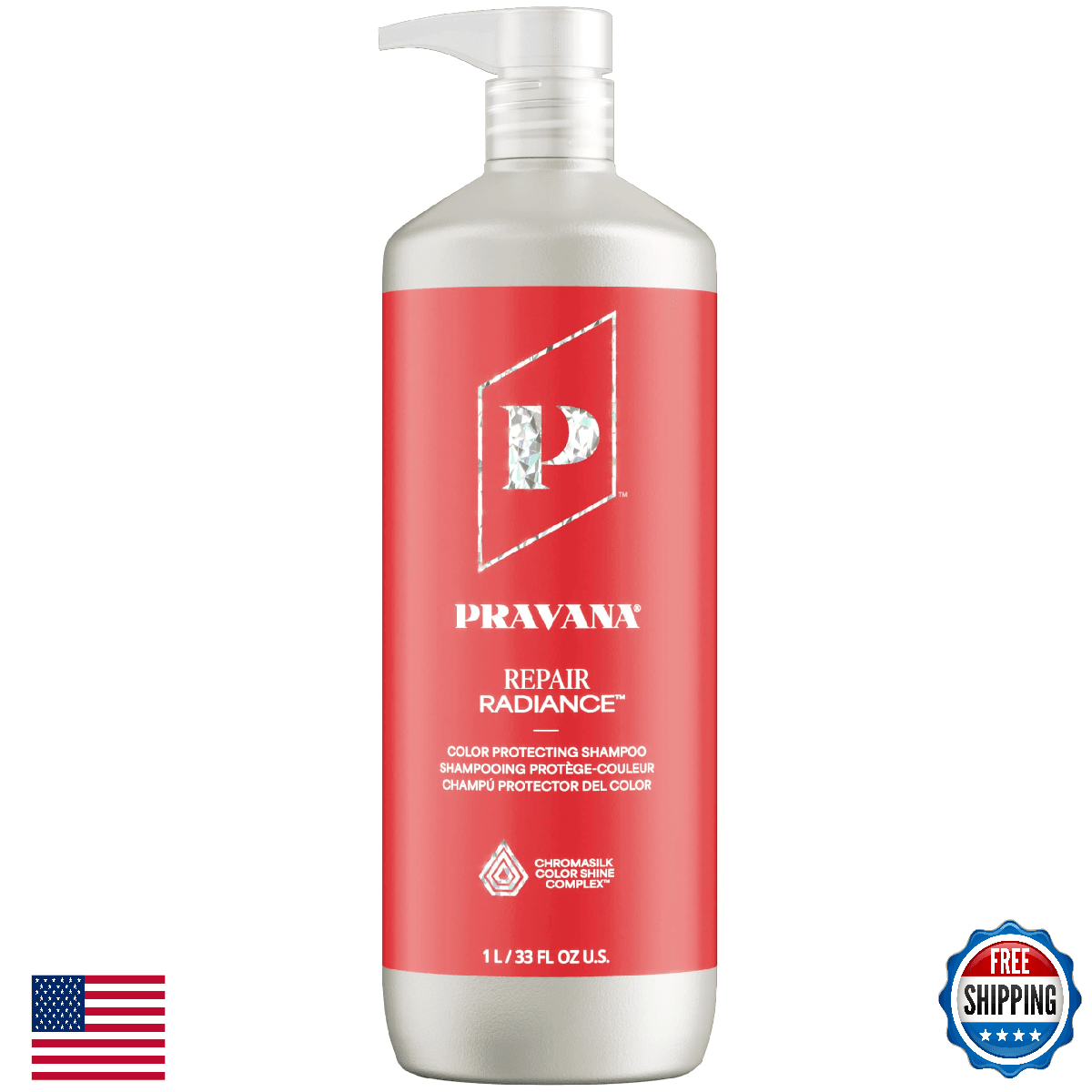 Pravana Repair Radiance Shampoo | Restores & Nourishes | For Damaged, Color-Trea - Image 1