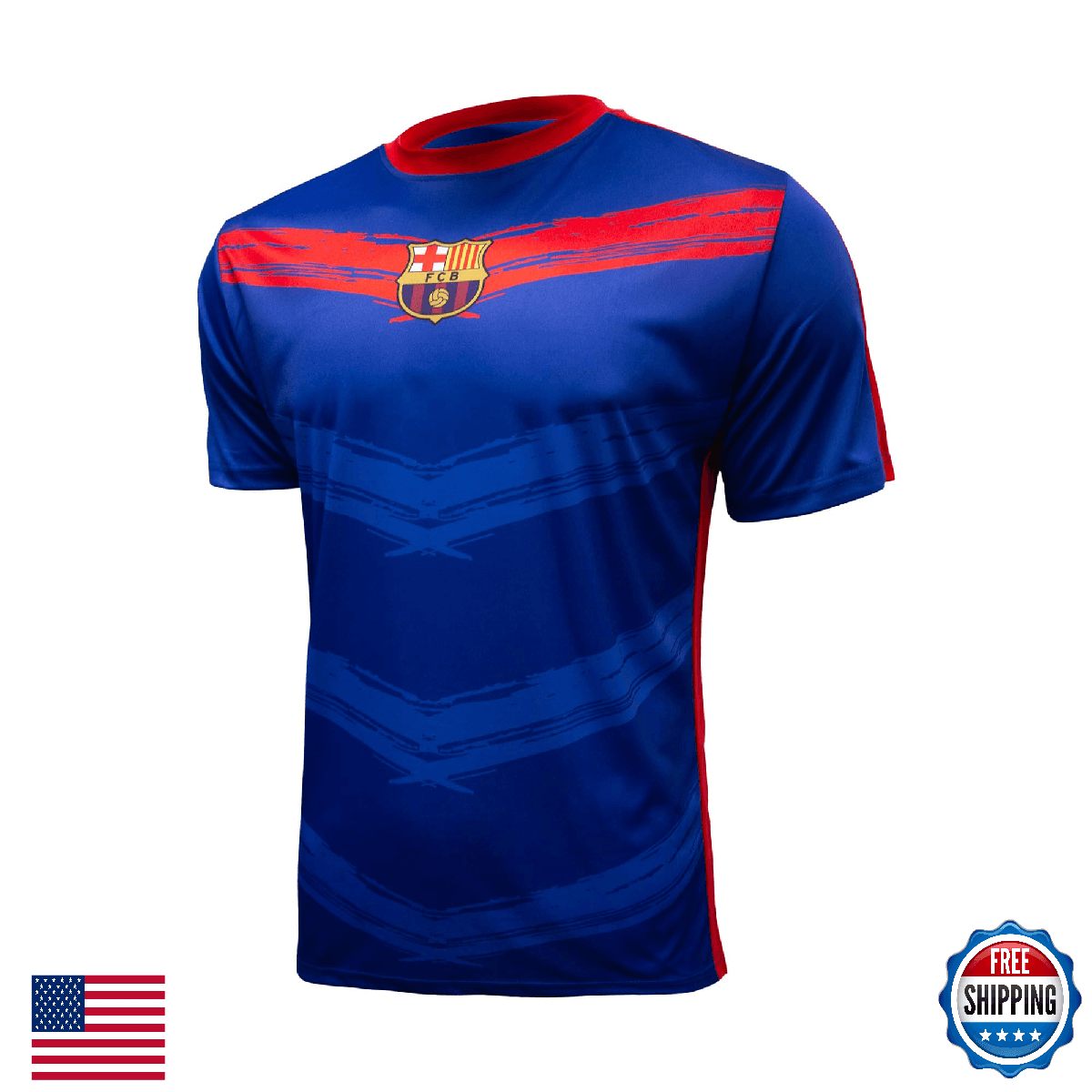 FC Barcelona Essential Game Day Tee - Officially Licensed Unisex Adult Icon Spor - Image 1