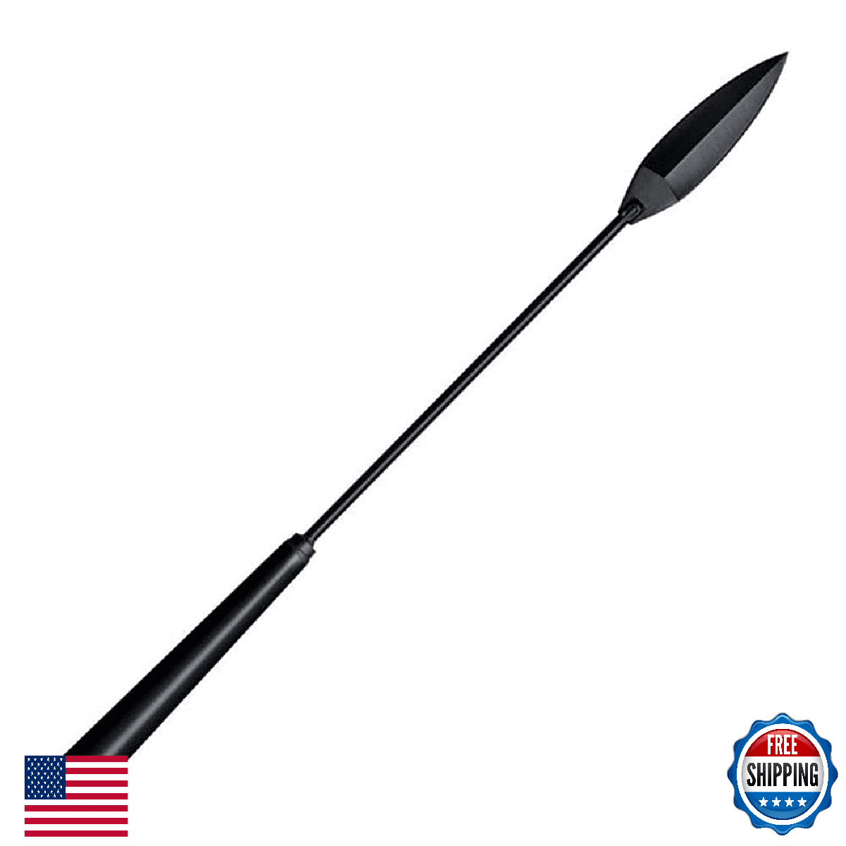 Cold Steel American Hunting Spear w/ Secure-Ex Sheath, Black, One Size - Image 1