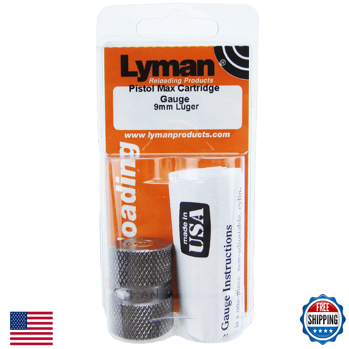 Lyman 7832330 9mm Luger Pistol Max Cartridge Gauge - Maximize Accuracy! - Image 1