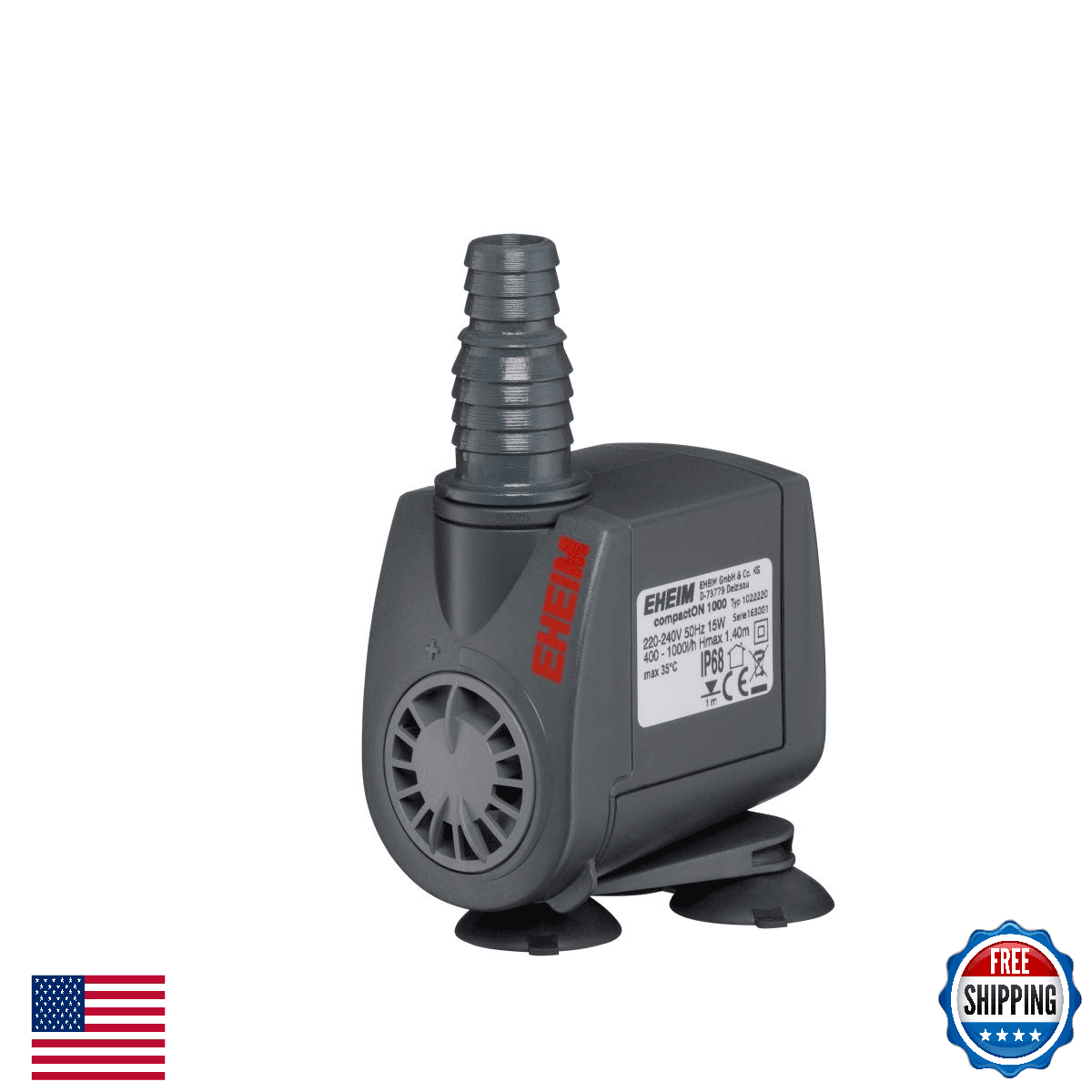 Eheim compactON Aquarium Pump - 3000, Black - Image 1