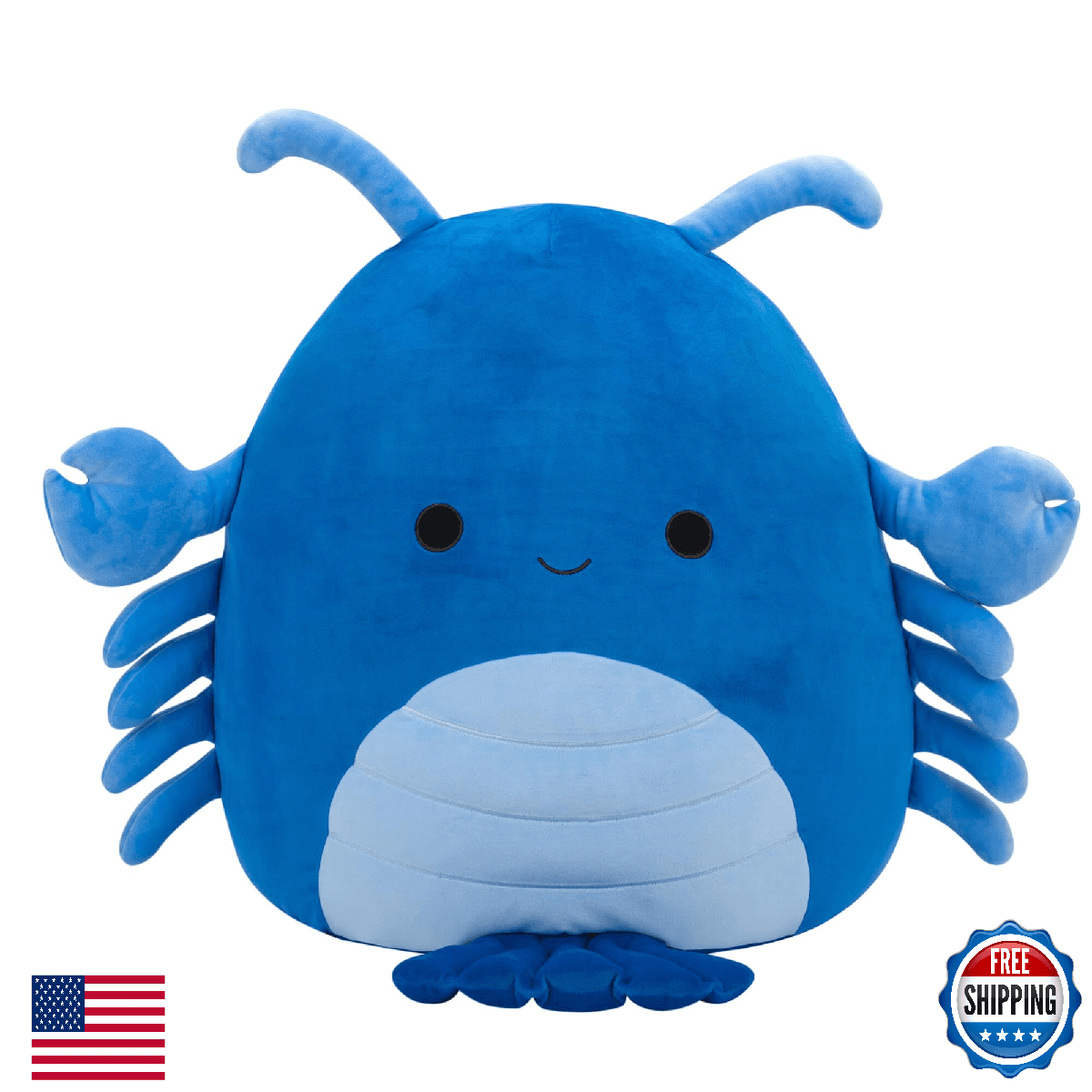 Squishmallows Original 20" Lobert Blue Lobster Official Jazwares Plush - Image 1