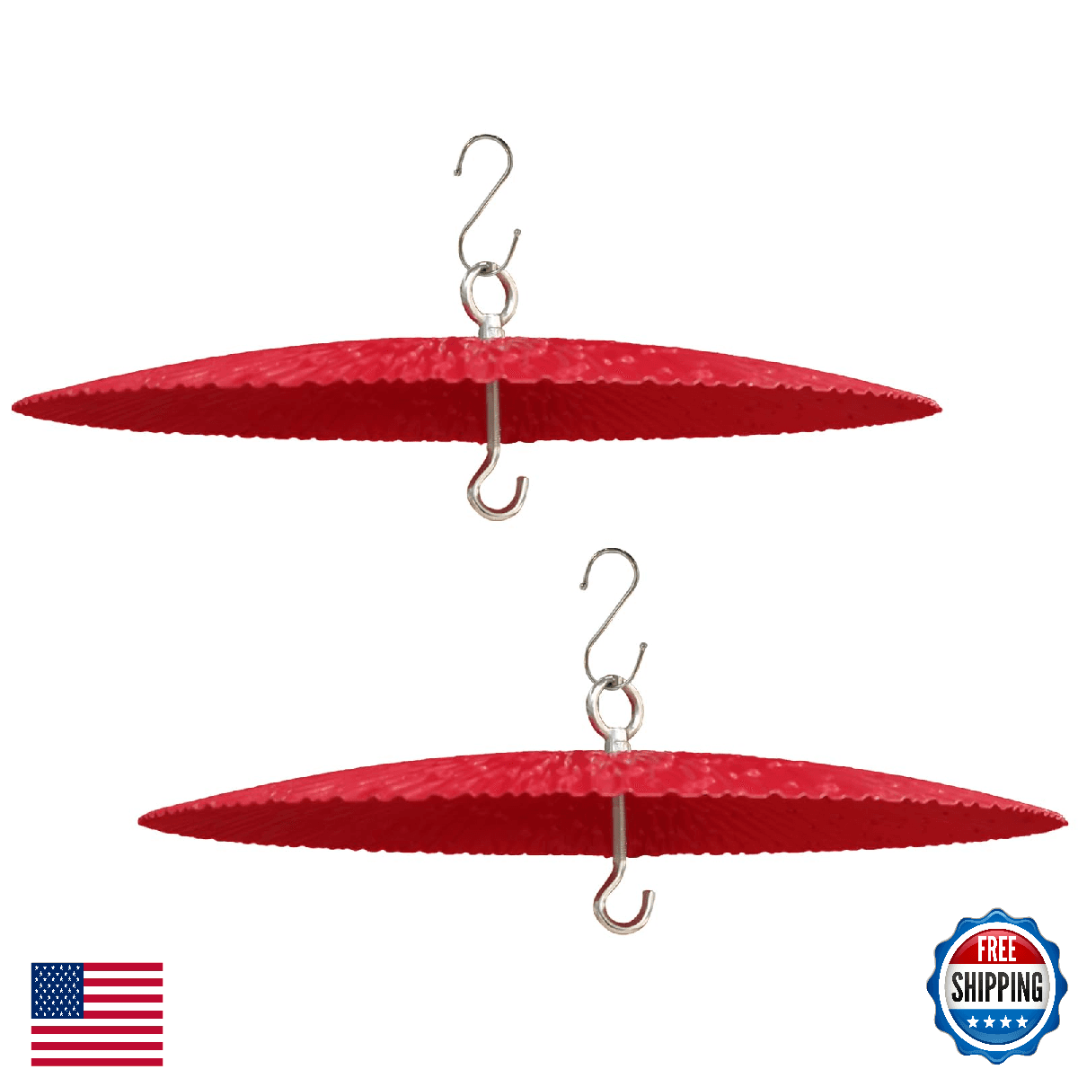13" Metal Bird Feeder Baffle Rain Guard, Weather Cover for Hummingbird Feeders - Image 1