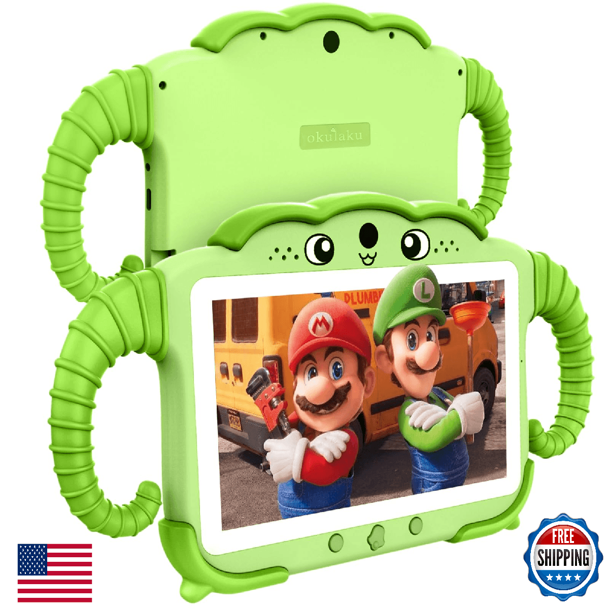 okulaku Kids Tablet 7'' Tablet for Kids 3-7 32GB Toddler Tablets Kid Software Of - Image 1