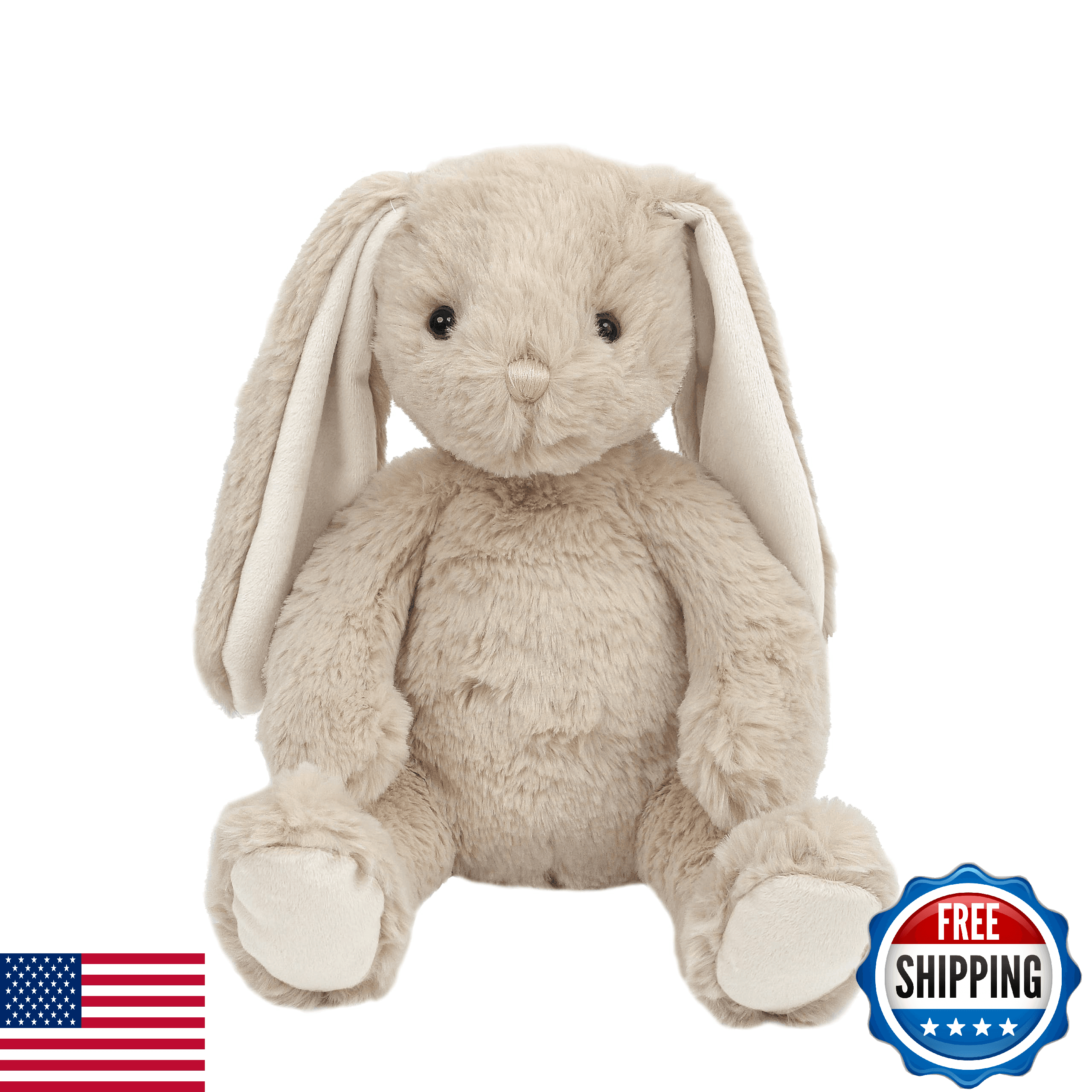 MON AMI Buffy The Bunny 14" Plush Toy Soft Stuffed Animal Cozy Companion - Image 1