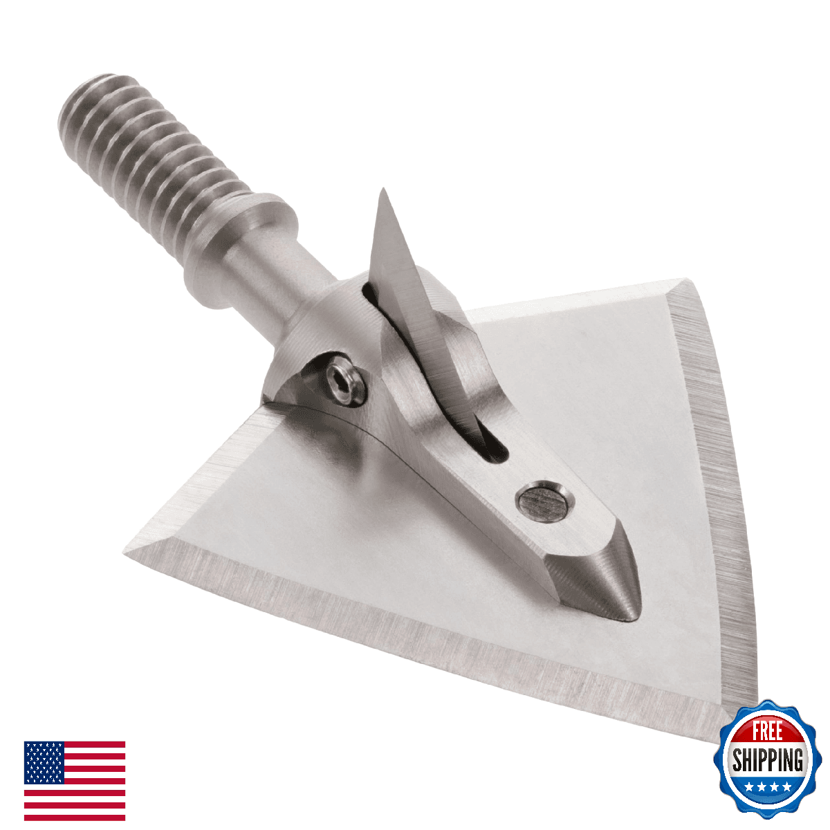 NAP DEEP-CUTS Broadhead 100 Grain 1-1/16" Cut Diameter 3 Pack - Image 1