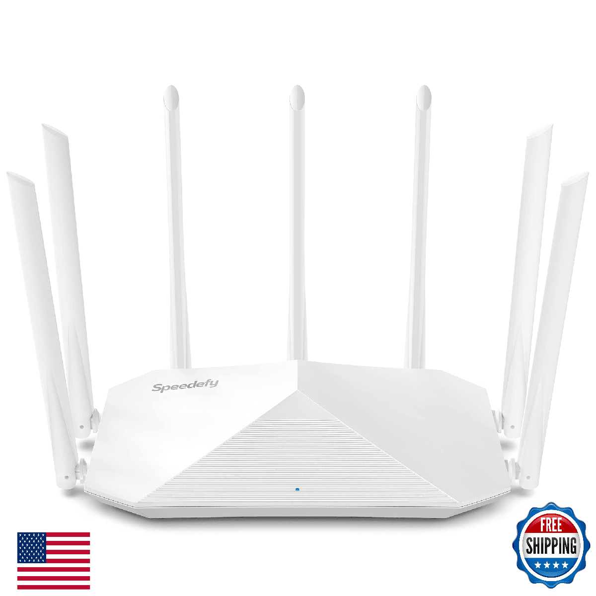 Speedefy AC2100 Smart WiFi Router Dual Band 4x4 MU-MIMO Gigabit - Image 1
