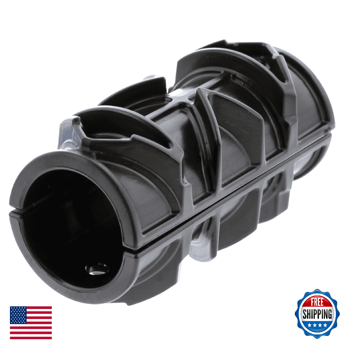 Scotty #0320 Rail Mount Adaptor 2-Inch Round Black - Image 1