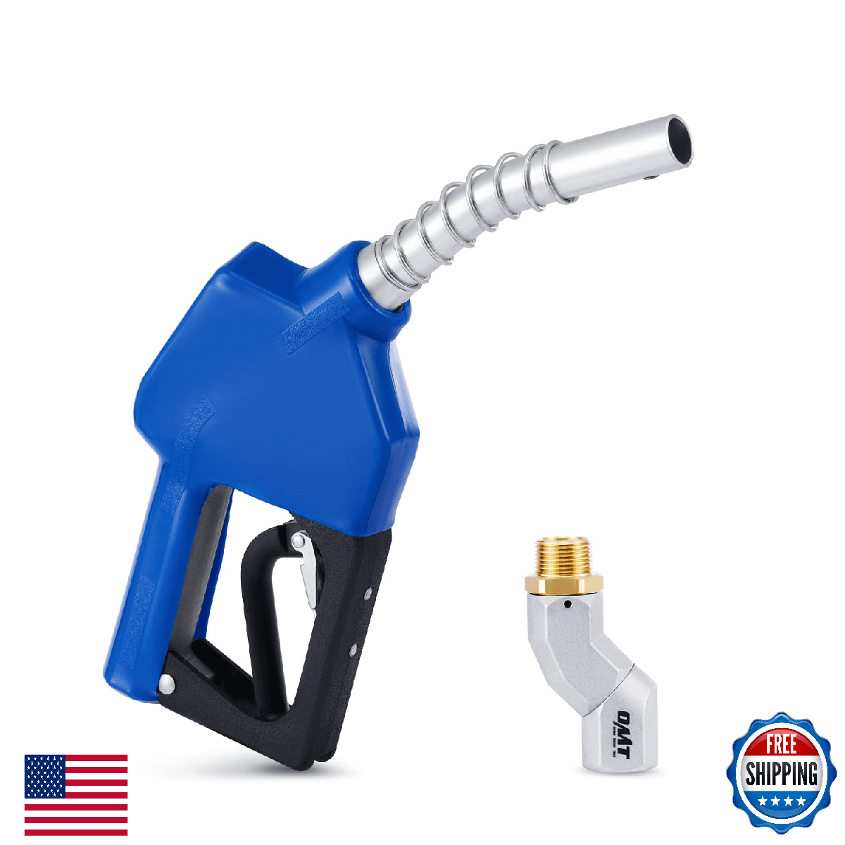 Orion Motor Tech 3/4" NPT Auto Shut Off Fuel Nozzle Kit w/ 360° Swivel - Image 1